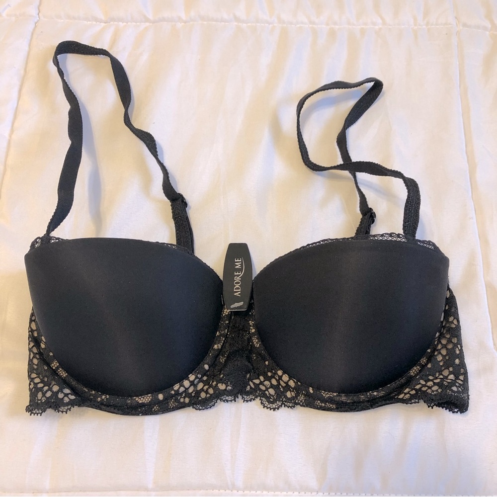 Adore Me 32B Push Up Bra Strapless